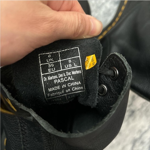 Dr. Martens Black Combat Boots - Picture 4 of 5